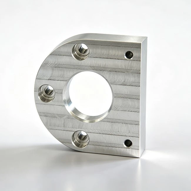 Base de flange em liga de alumínio-em forma de D